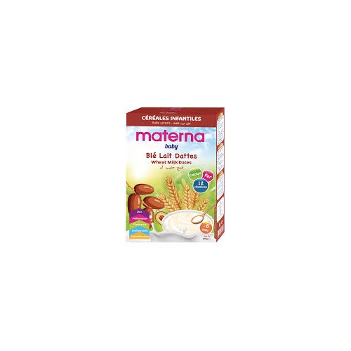 MATERNA CEREALES INFANTILES BLE LAIT DATTES 200GR