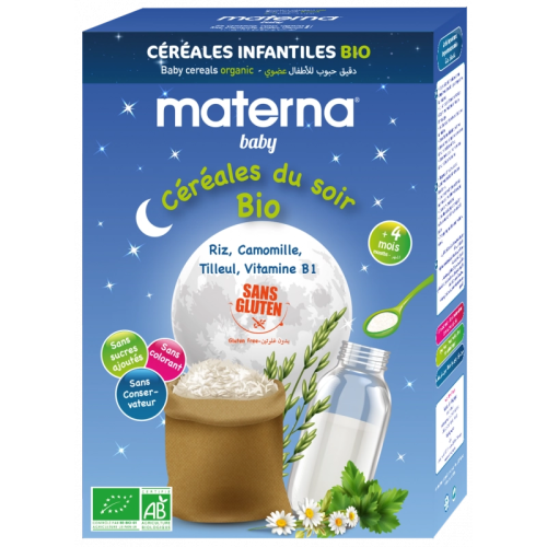 MATERNA CEREALES DU SOIR BIO 200GR