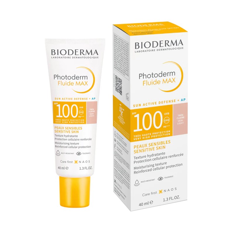 BIODERMA PHOTODERM FLUIDE MAX SPF100 TRES CLAIRE 40ML