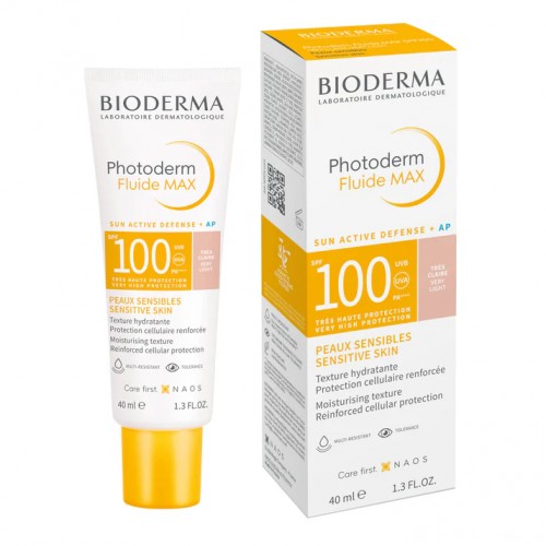 BIODERMA PHOTODERM FLUIDE MAX SPF100 TRES CLAIRE 40ML