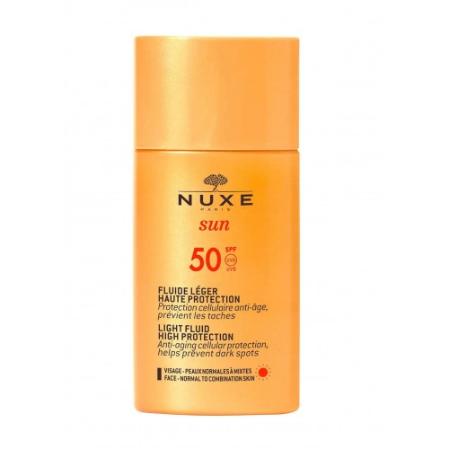 NUXE SUN ECRAN FLUIDE SOLAIRE LEGERE SPF50 50ML