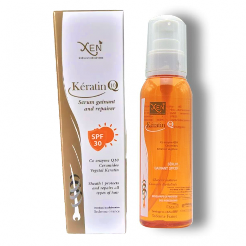 XEN KERATIN Q10 SERUM CHEVEUX SPF 30 100GR