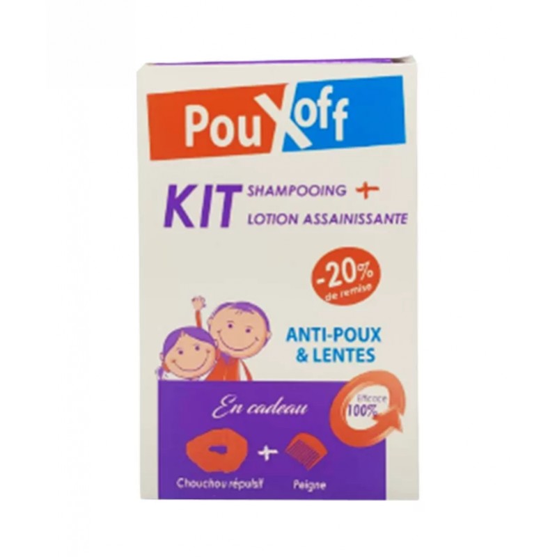 XEN POUX OFF KIT SHAMPOOING ANTIPOUX ET LENTES + LOTION 100ML