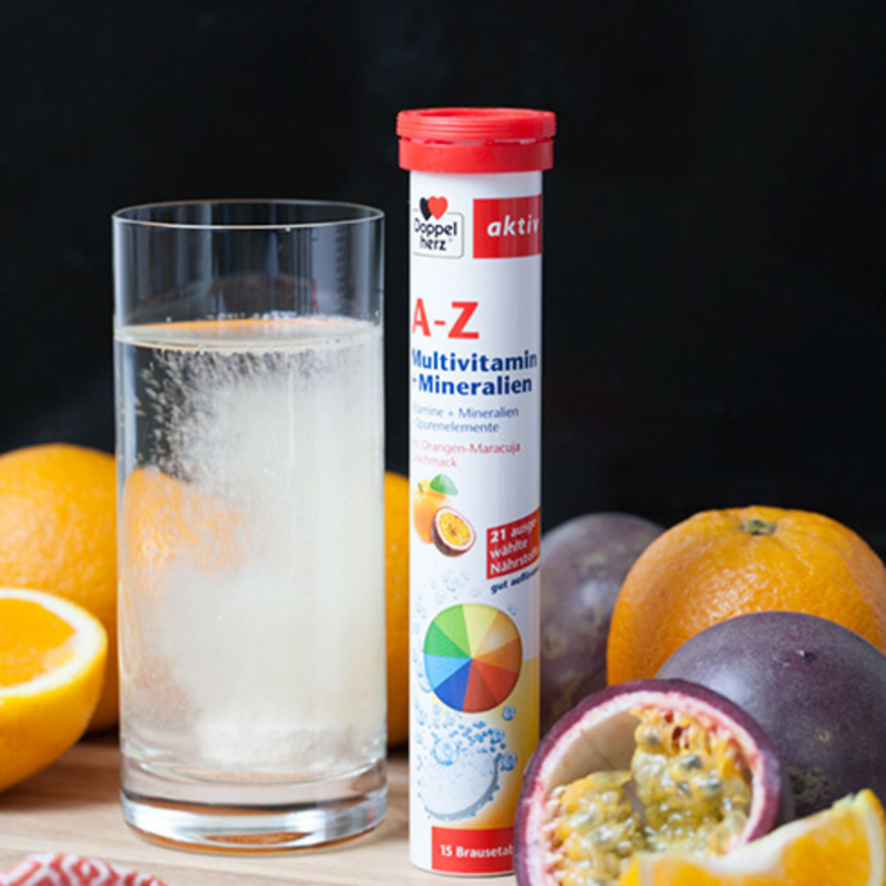 DOPPEL HERZ AKTIV A-Z 15 COMPRIMES EFFERVESENTS