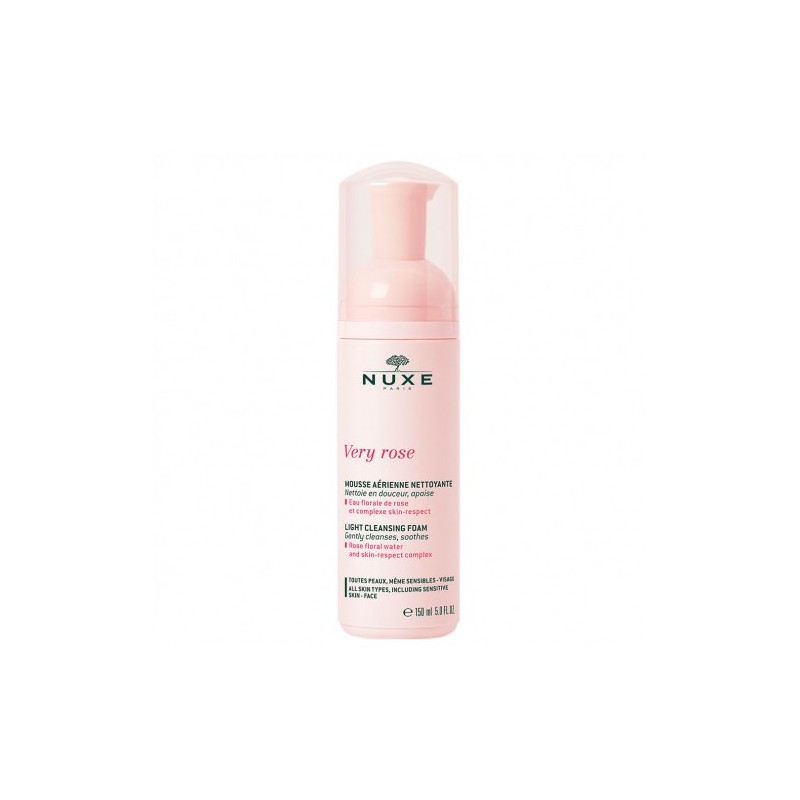 NUXE VERY ROSE MOUSSE AERIENNE NETTOYANTE 150ML