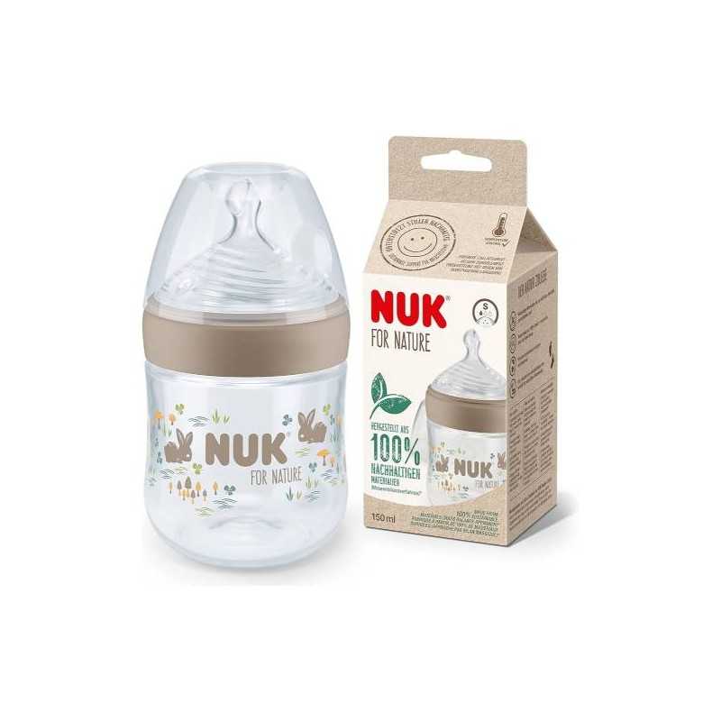 NUK NEW BIBERON FOR NATURE 0M+ S 150ML