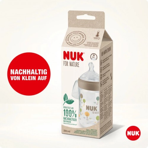 NUK NEW BIBERON FOR NATURE 0M+ M 260ML