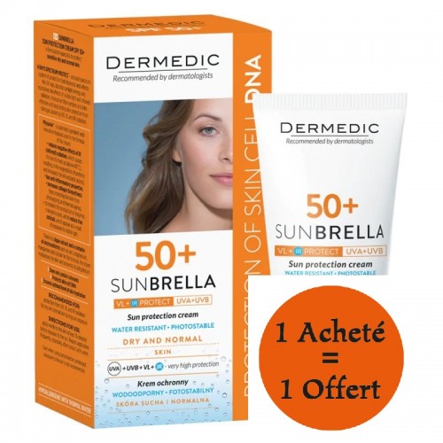 DERMEDIC SUNBRELLA ECRAN PEAUX SECHES A NORMALES 50ML