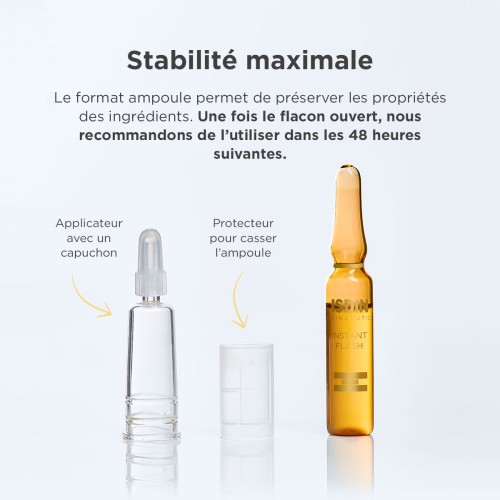 ISDIN INSTANT FLASH BOITE DE 5 AMPOULES 2ML