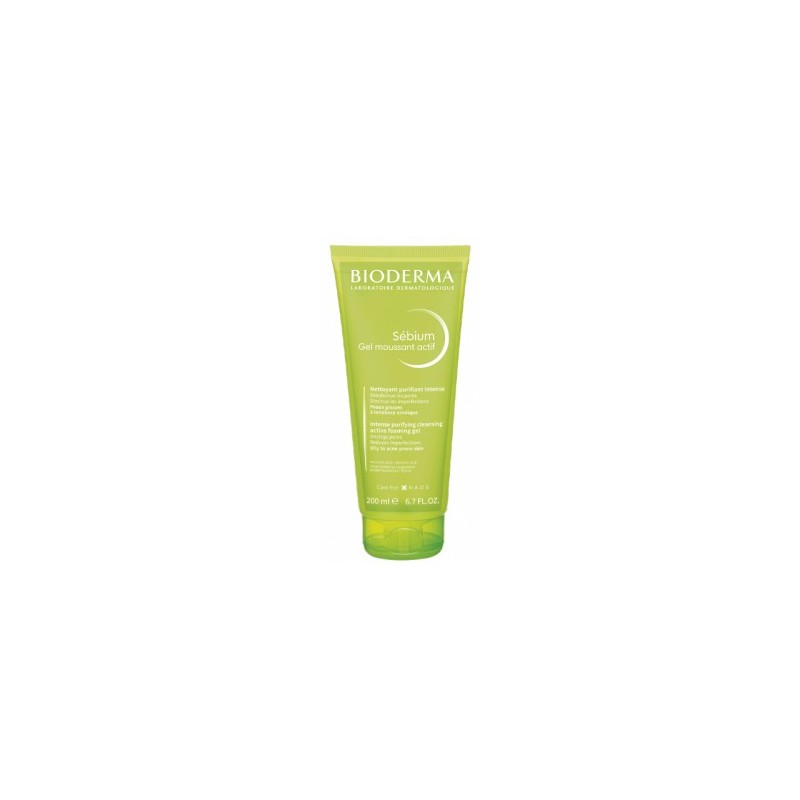 BIODERMA SEBIUM GEL MOUSSANT ACTIF 200ML