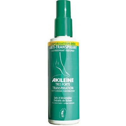 AKILEINE DEODORANT VAPORISATEUR POUR PIEDS A TRES FORTE TRANSPIRATION 100ML