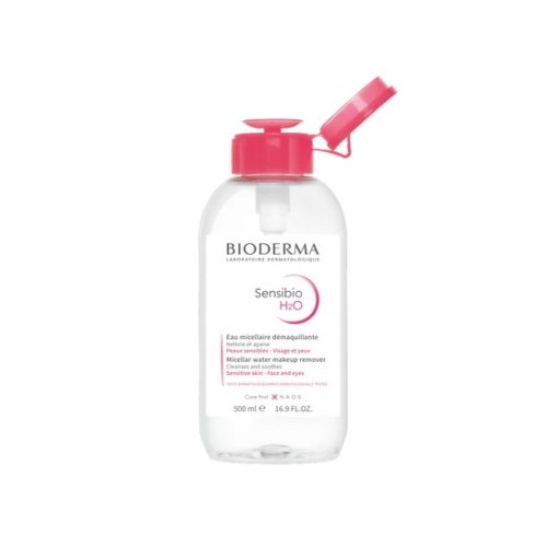 BIODERMA SENSIBIO H2O POMPE INVERSEE 500ML