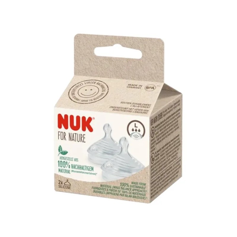 NUK 2 TETINES NATURE SENSE L