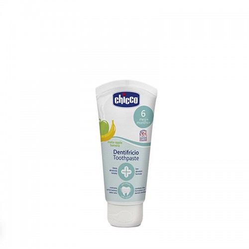 CHICCO DENTIFRICE POMME BANANE SANS FLUOR 6-24M 50ML