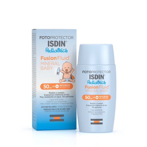 ISDIN PEDIATRICS FUSION FLUID MINERAL BABY 50ML SPF 50+