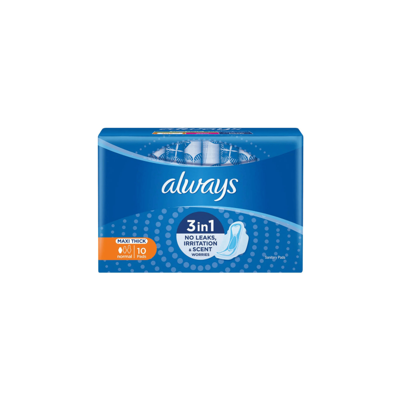 ALWAYS MAXI THICK NORMAL 3EN1 BOITE DE 8