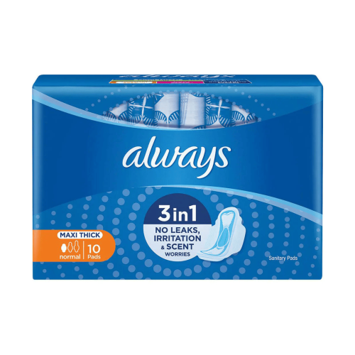 ALWAYS MAXI THICK NORMAL 3EN1 BOITE DE 8