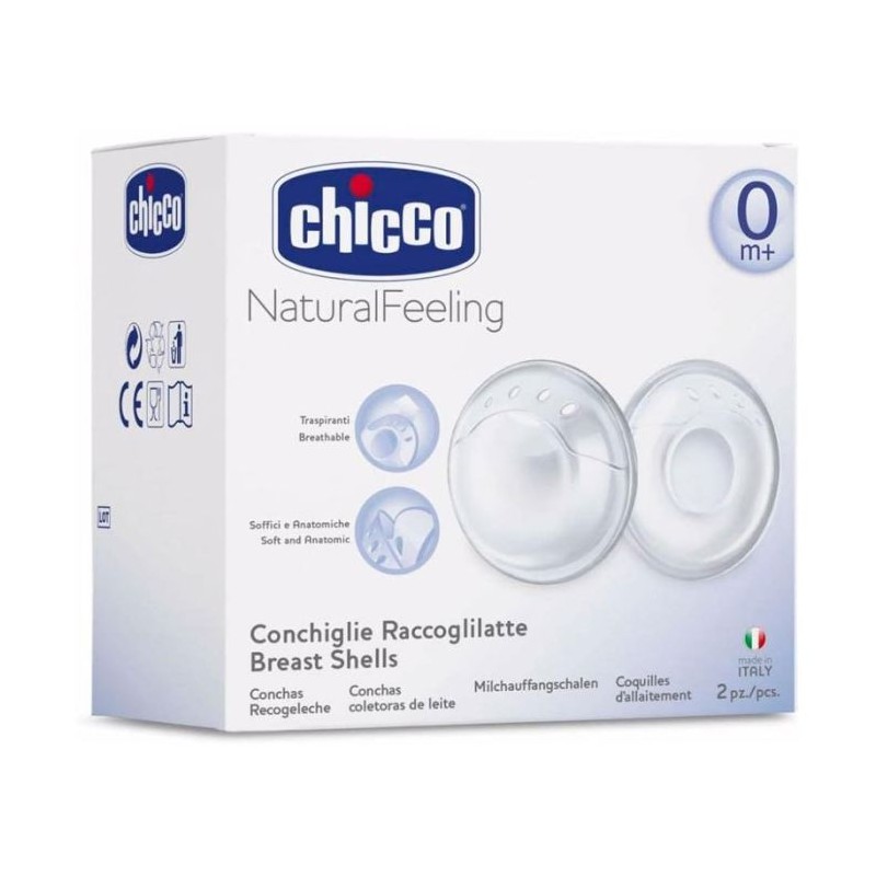 CHICCO COQUILLES D'ALLAITEMENT BOITE DE 2 PIECES