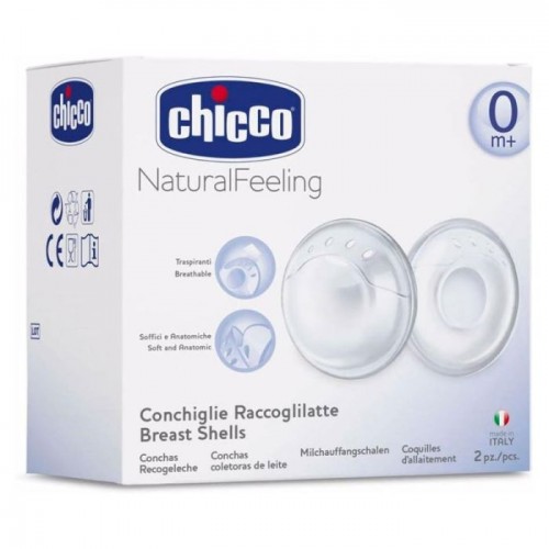 CHICCO COQUILLES D'ALLAITEMENT BOITE DE 2 PIECES