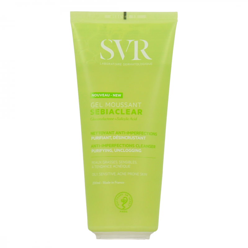 SVR SEBIACLEAR GEL MOUSSANT 200ML