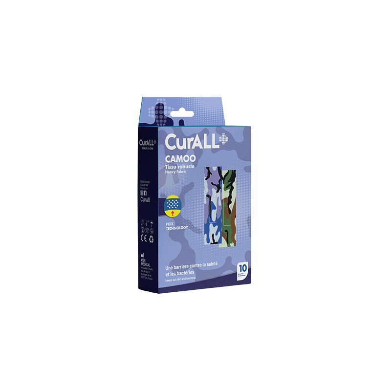 CURALL PANSEMENT CAMOO ENFANT BOITE DE 10