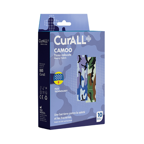 CURALL PANSEMENT CAMOO ENFANT BOITE DE 10