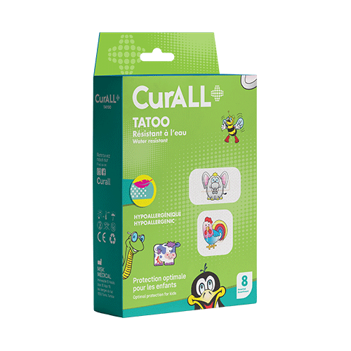 CURALL PANSEMENT TATTO ENFANT BOITE DE 8