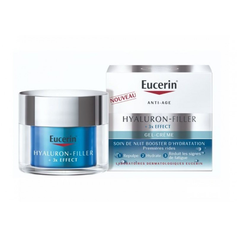 EUCERIN HYALURON FILLER 3XEFFECT GEL CREME NUIT 50ML