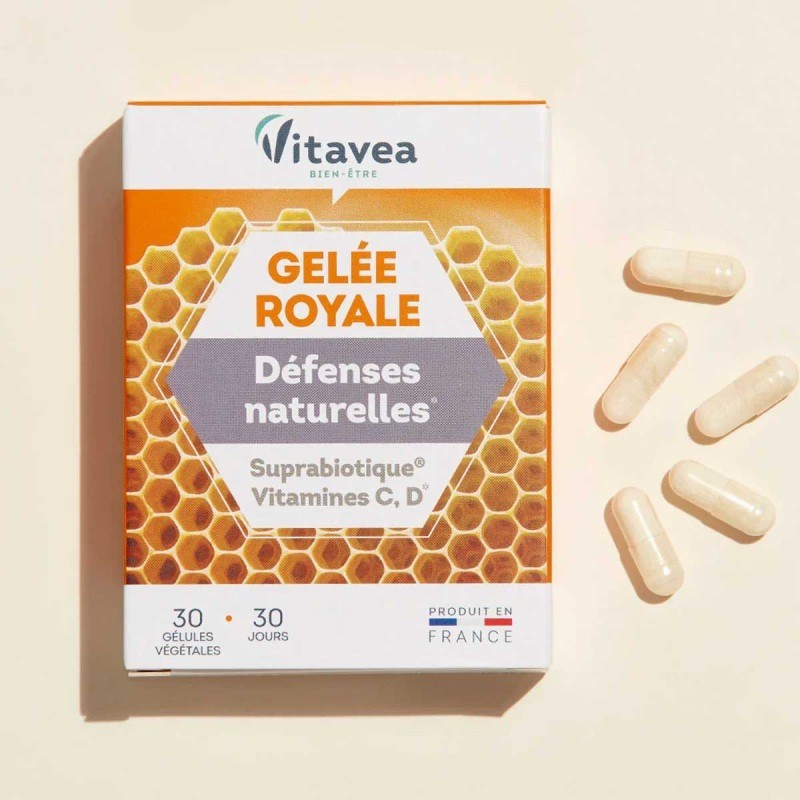 VITAVEA GELEE ROYALE DEFENSES NATURELLES BOITE DE 30 GELULES