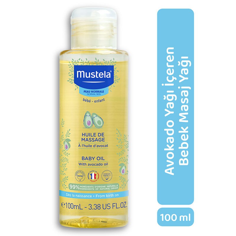 MUSTELA HUILE DE MASSAGE A L'AVOCAT 100ML