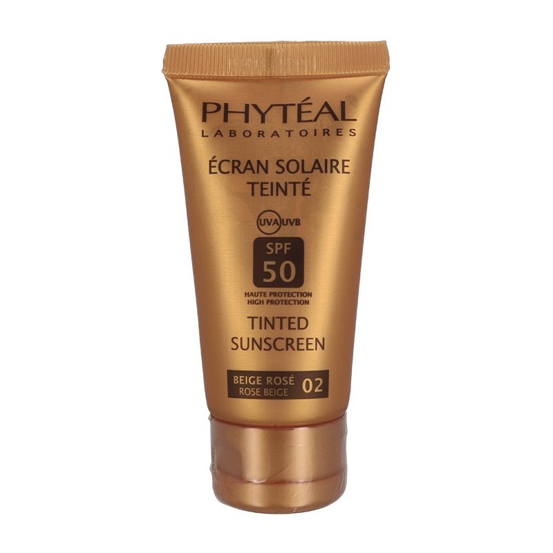 PHYTEAL ECRAN TEINTE BEIGE ROSE CLAIR 02 SPF50 50ML