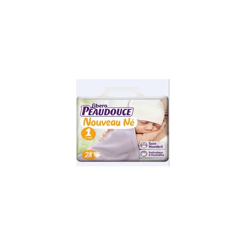 PEAUDOUCE COUCHE CONFORT T1 2-4 KG BOITE DE 28