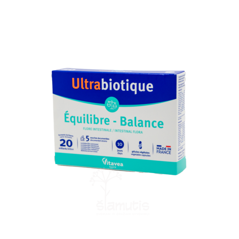 VITAVEA ULTRABIOTIQUE EQUILIBRE-BALANCE BOITE DE 10 GELULES