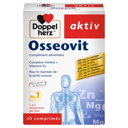 DOPPEL HERZ AKTIV OSSEOVIT 30 COMPRIMES