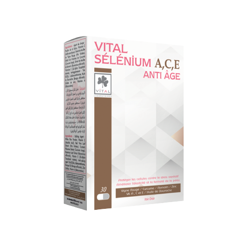 VITAL SELENIUM A C E ANTI-AGE BOITE DE 30 GELULES