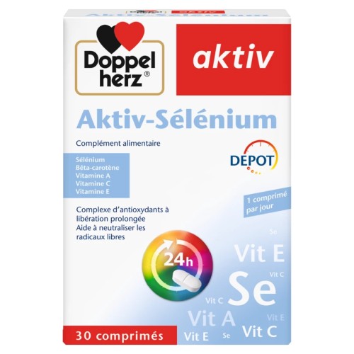 DOPPEL HERZ AKTIV SELENIUM 30 COMPRIMES