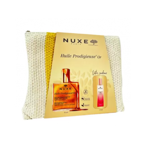 NUXE TROUSSE HUILE PRODIGIEUSE OR 50ML+ LE PARFUM FLORAL 15ML OFFERTS