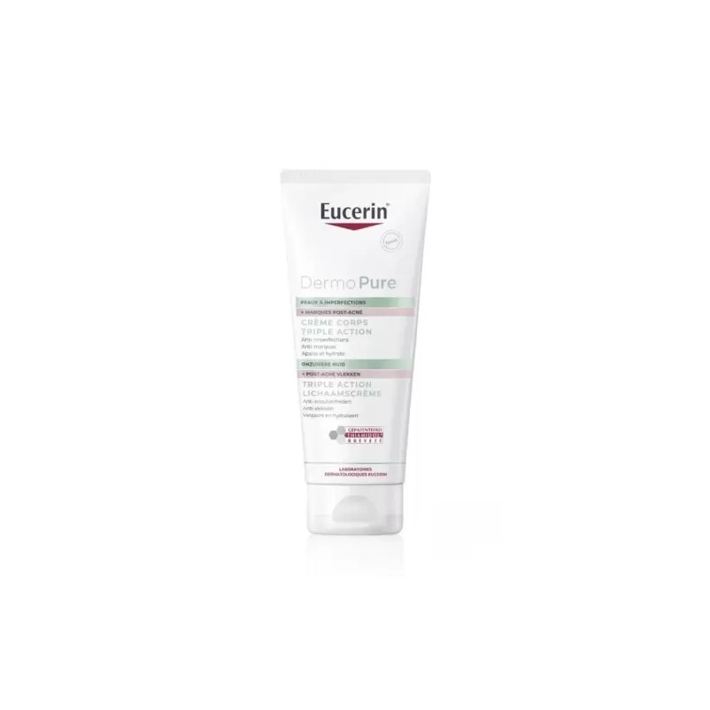 EUCERIN DERMOPURE CREME CORPS TRIPLE ACTION 200ML