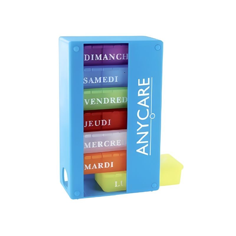 ANYCARE PILLULIER SEMAINIER BLEU