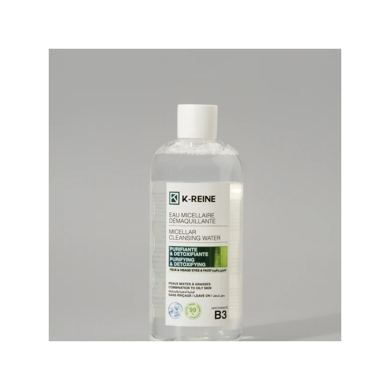 K-REINE EAU MICELLAIRE DEMAQUILLANTE PURIFIANTE DETOXIFIANTE 400ML