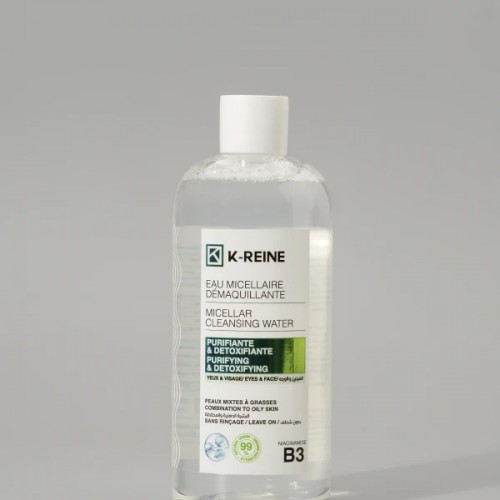 K-REINE EAU MICELLAIRE DEMAQUILLANTE PURIFIANTE DETOXIFIANTE 400ML