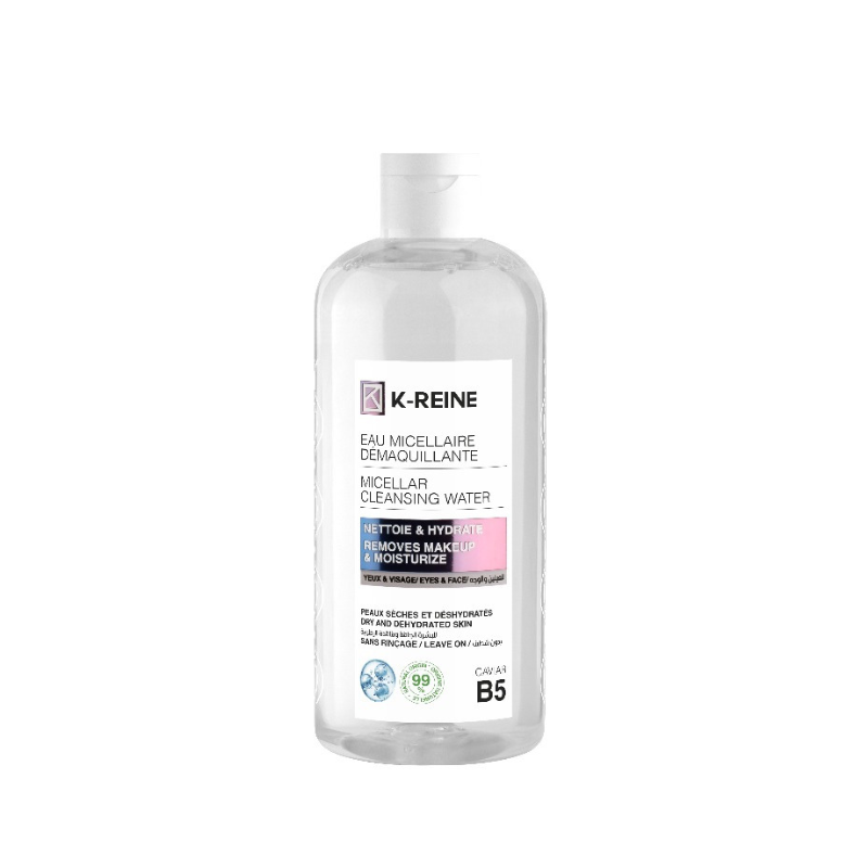 K-REINE EAU MICELLAIRE DEMAQUILLANTE NETTOIE ET HYDRATE 400ML