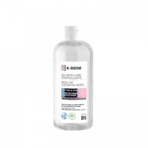 K-REINE EAU MICELLAIRE DEMAQUILLANTE NETTOIE ET HYDRATE 400ML