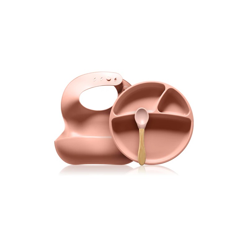 MINIKOIOI SET REPAS EN ROSE 6M+