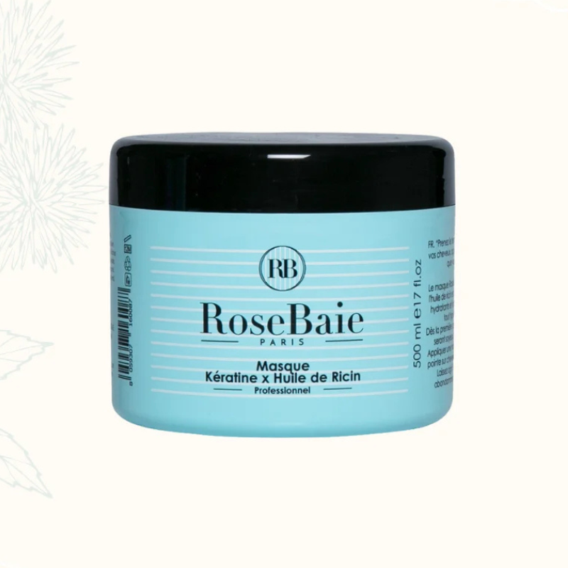 ROSE BAIE MASQUE HUILE DE RICIN X KERATINE 500ML