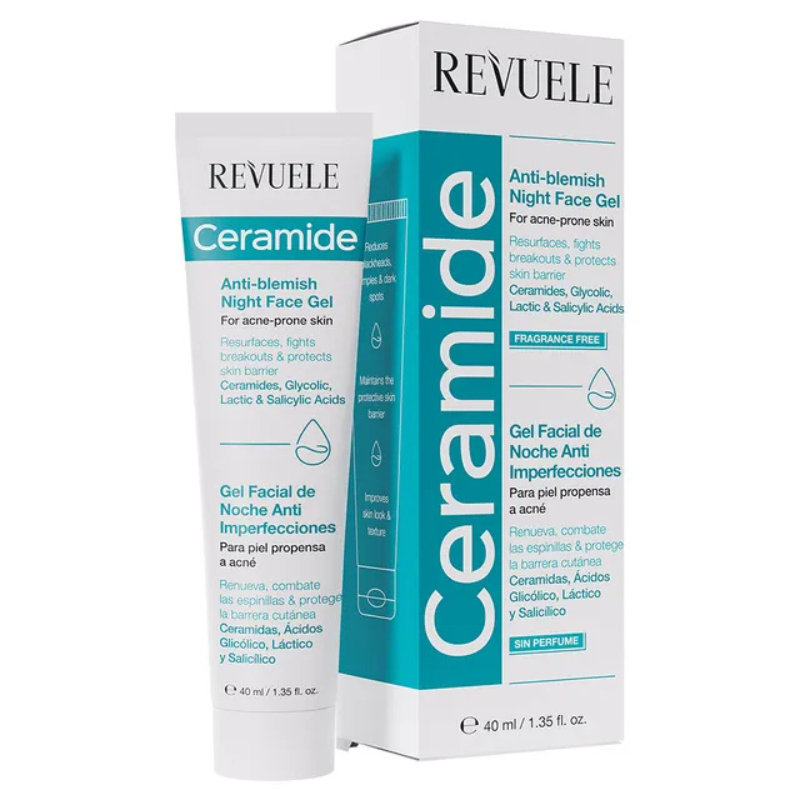 REVUELE CERAMIDE GEL VISAGE ANTI IMPERFECTION 40ML