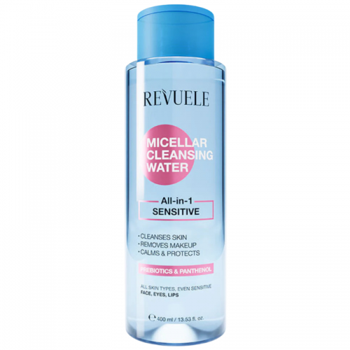 REVUELE EAU MICELLAIRE DEMAQUILLANTE TOUT EN 1 PEAUX SENSIBLES 400 ML