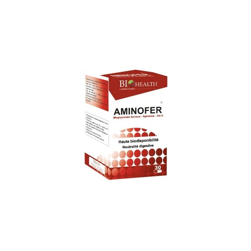 BIO HEALTH AMINO FER 30GELULES
