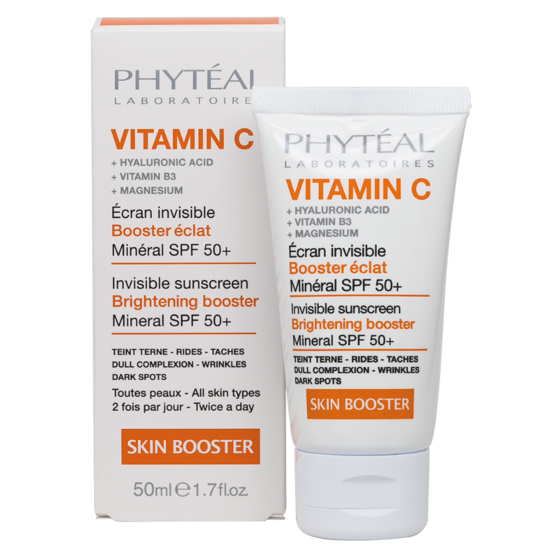 PHYTEAL VITAMINE C ECRAN INVISIBLE BOOSTER ECLAT MINERAL SPF50+ 50ML