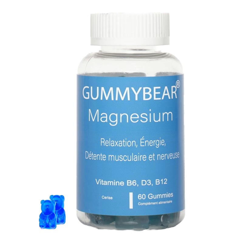 GUMMYBEAR MAGNESIUM BOITE DE 60